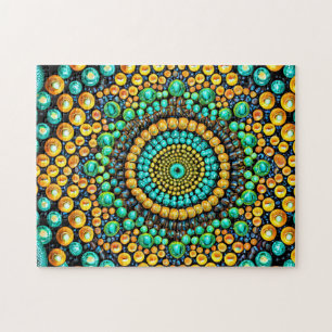 Bead Pattern 3 Easy Brain Art Puzzles Photo Puzzle