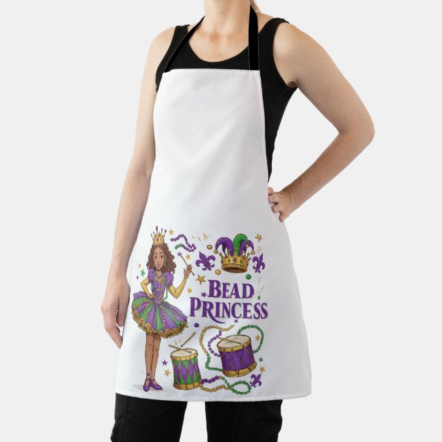 Bead Princess - Mardi Gras Apron (Insitu)