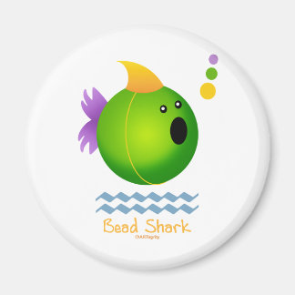 Bead Shark - Green Magnet