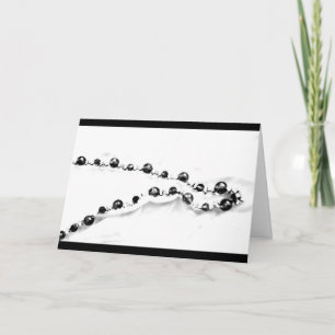 Beaded Dress Card