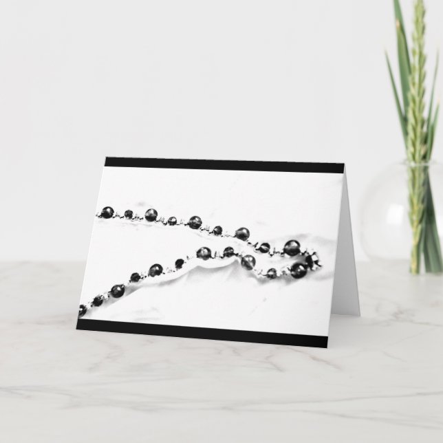 Beaded Dress Card (Front)