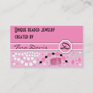 Beaded Jewellery Business Card