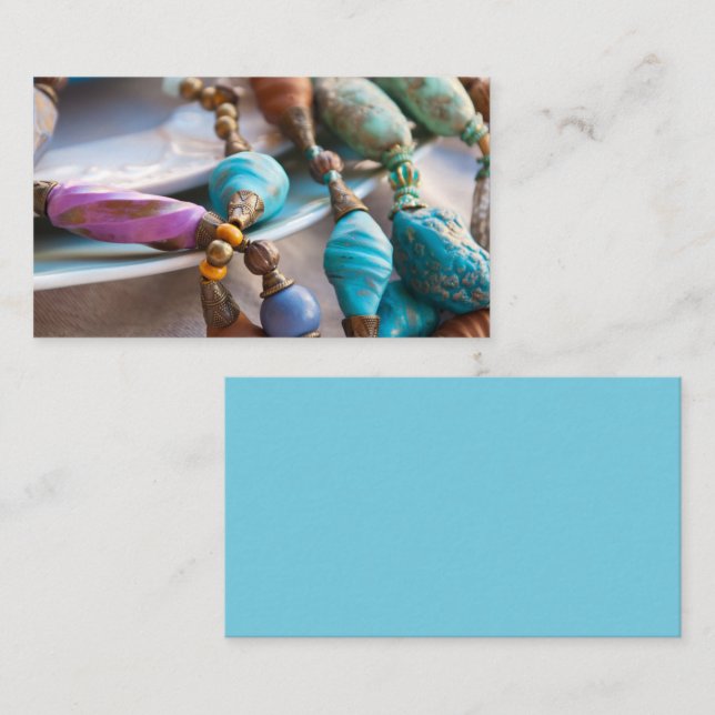 Beaded Jewellery Business Cards (Front/Back)