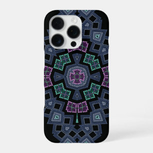 Beaded pattern iPhone 16 pro case