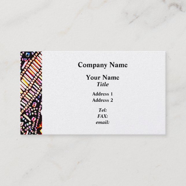 Beaded Victorian Purse Business Card (Front)