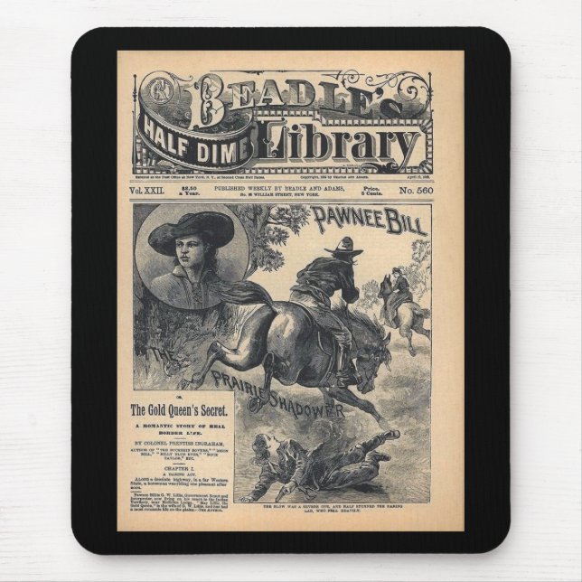 Beadles Half Dime Library Vol XXII No 560 1888 Mouse Pad (Front)