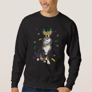 Beads Bernese Mountain Mardi Gras Dog Mum Dad Sweatshirt