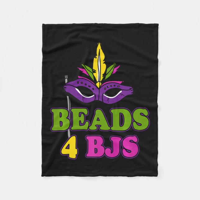 Beads For Bjs Dirty Mardi Gras  Fleece Blanket (Front)