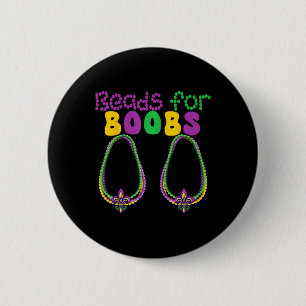 Beads For Breast Colourful Breads Mardi Gras Parad 6 Cm Round Badge