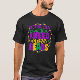 Beads Mardi Gras 2022 Parade Party Masquerade New T-Shirt