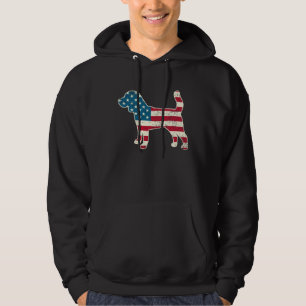 Beagle 4th of July Dog  Men Women USA American Fla Hoodie