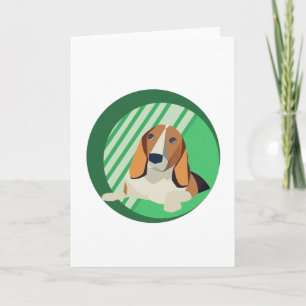 Beagle Art Card