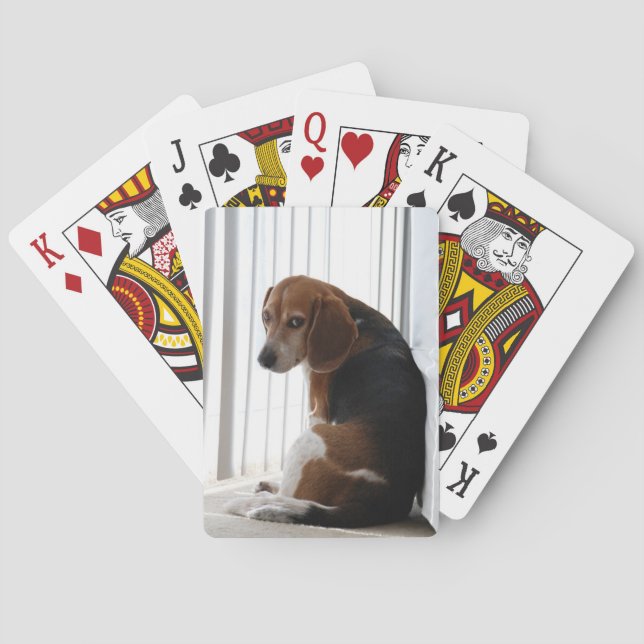 beagle attitude playing cards (Back)