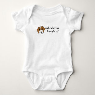 beagle baby bodysuit