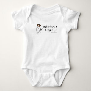 beagle baby bodysuit