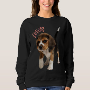 Beagle Beagles Love Is Dog Mum Dad Puppy Pet Cute Sweatshirt