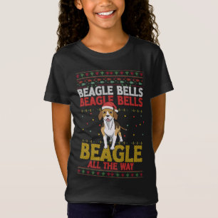 Beagle Bells Beagle All The Way Christmas Ugly Swe T-Shirt