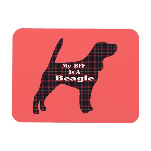 Beagle BFF Magnet (Horizontal)