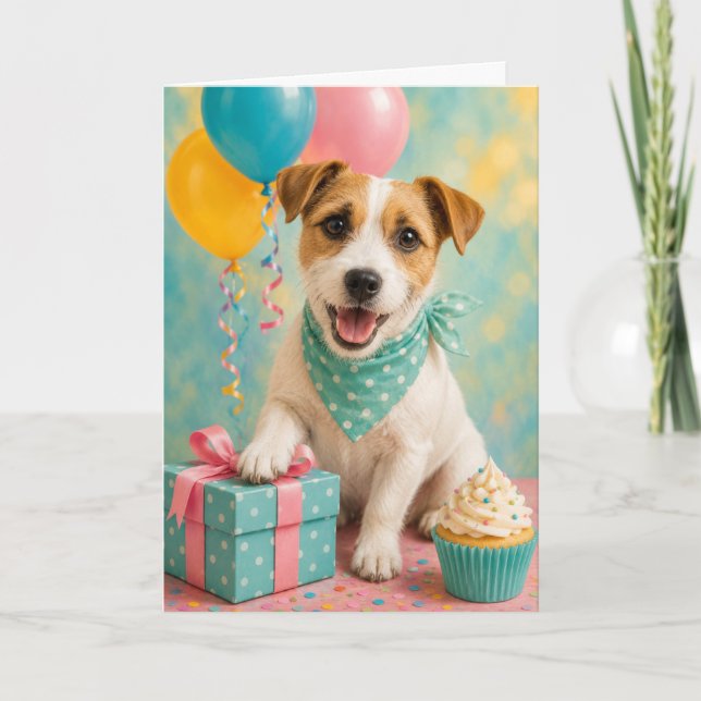 Beagle Birthday Card (Front)
