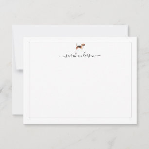 Beagle Border Personalised Card