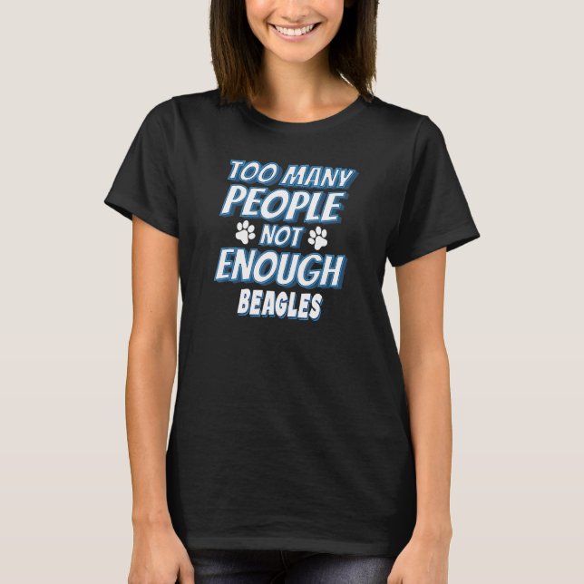Beagle Breed Dog Owner Dog T-Shirt (Front)