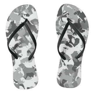 Beagle camouflage jandals