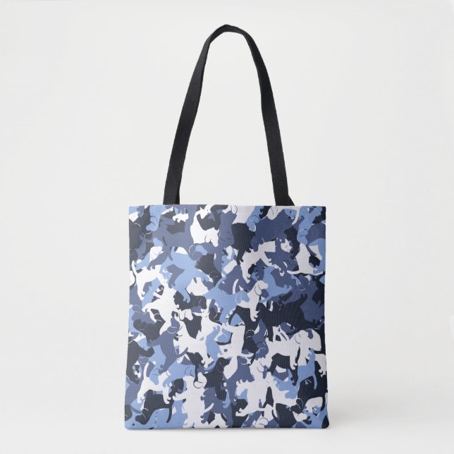 Beagle camouflage tote bag (Front)