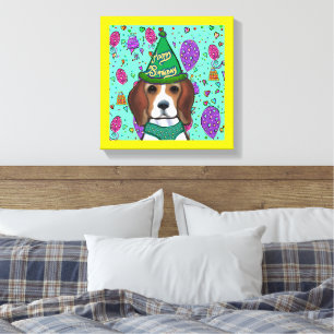 BEAGLE CANVAS PRINT