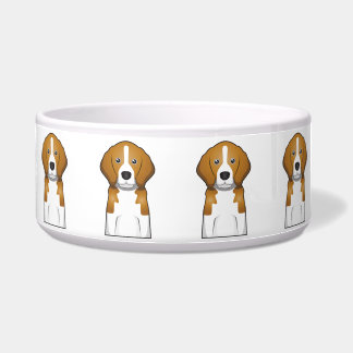 Beagle Cartoon Portrait