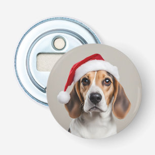 Beagle Christmas Bottle Opener