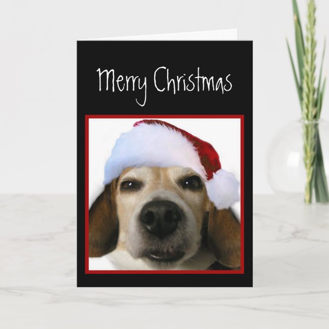 Beagle Christmas Card (Front)