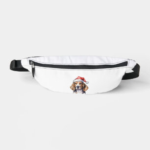 Beagle Christmas Dog Bum Bags