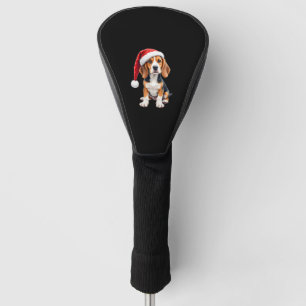 Beagle Christmas Dog Long Sleeve T-Shirt Golf Head Cover