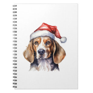 Beagle Christmas Dog Notebook