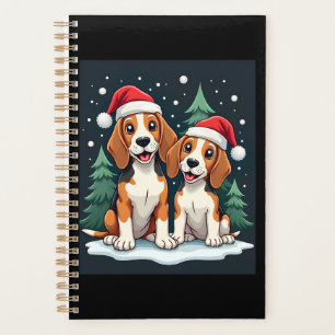 Beagle Christmas Dog Owner Xmas Holiday Pajama Lon Planner