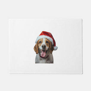 Beagle Christmas Doormat