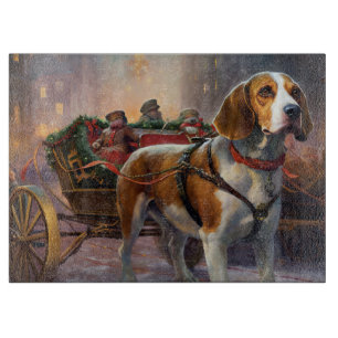 Beagle Christmas Festive Season  Cutting Board