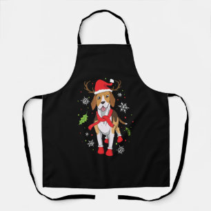 Beagle Christmas Funny Christmas Gift Apron
