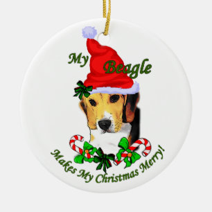 Beagle Christmas Gifts Ornament