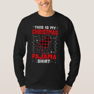 Beagle Christmas Red Plaid This Is My Christmas Pa T-Shirt