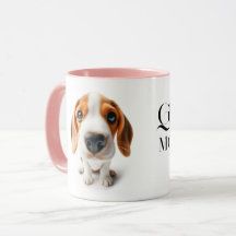 Beagle close-up Mug with you name