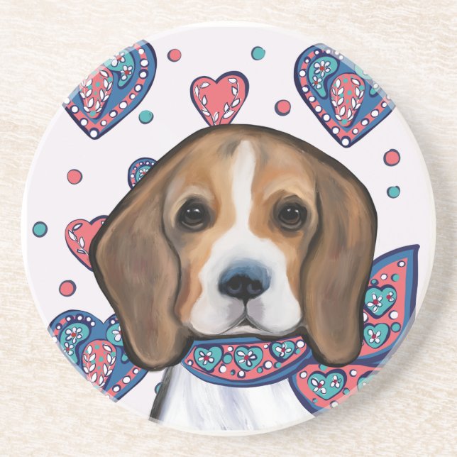 Beagle       coaster (Front)