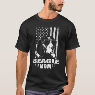 Beagle Cool Vintage Retro Proud American T-Shirt