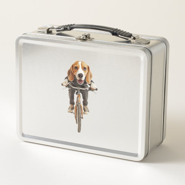 Beagle Copy Copy Copy Metal Lunch Box (Front)