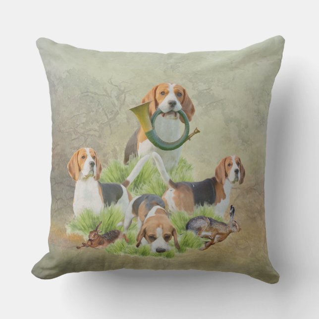 Beagle   cushion (Front)