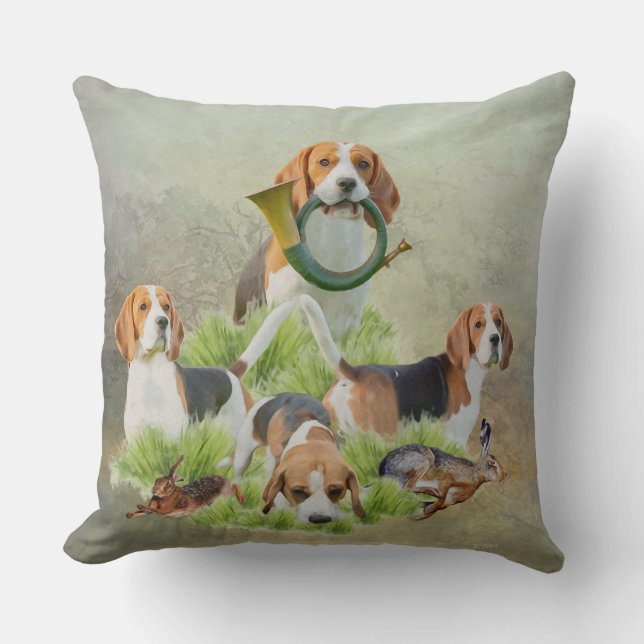 Beagle  cushion (Front)