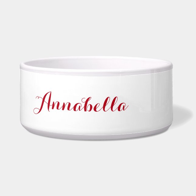 BEAGLE Customisable Name Dogfood Pet Bowl (Front)