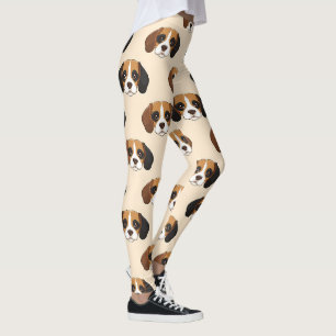 Beagle Cute Dog Lover Pattern Leggings