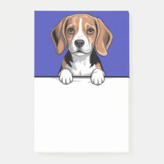 Beagle Cute Peeking Dog Lover Gifts Stationery Post-it Notes