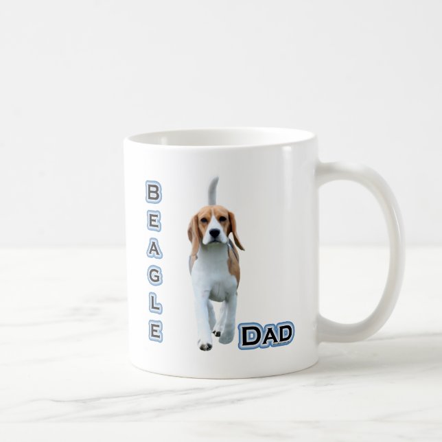 Beagle Dad 4 Coffee Mug (Right)